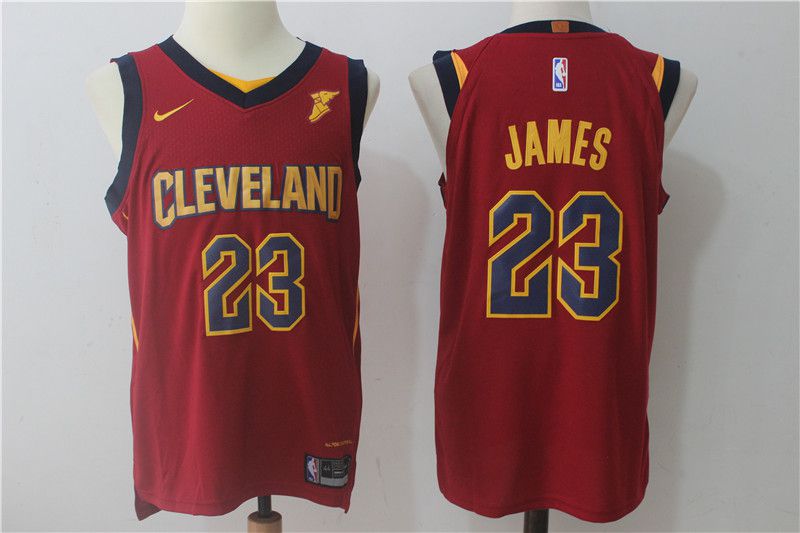2017 Men Cleveland Cavaliers #23 Lebron James red Nike NBA Jerseys->cleveland cavaliers->NBA Jersey